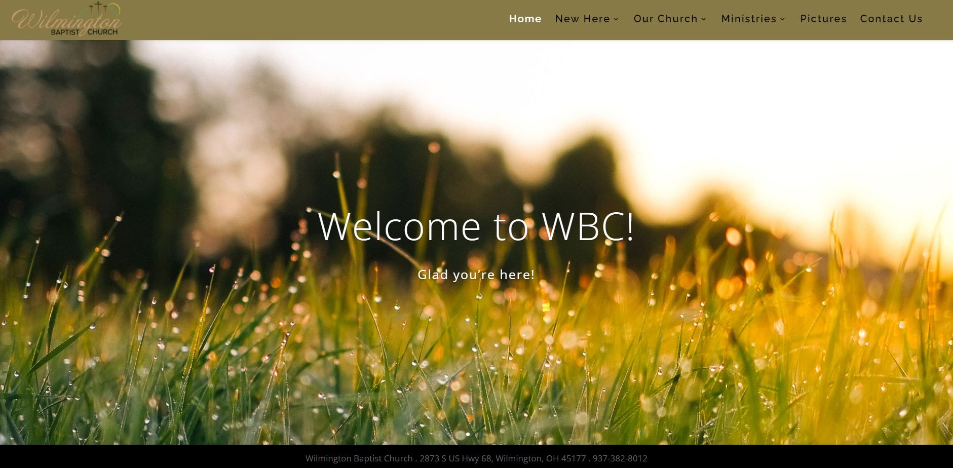 Wilmington Baptist Church Web Design
